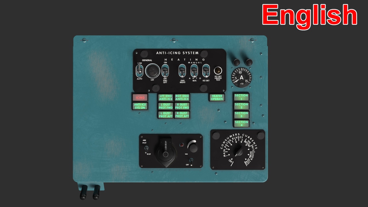 Media 1 for listing Mi-8MT Left Overhead Panels Board (253)