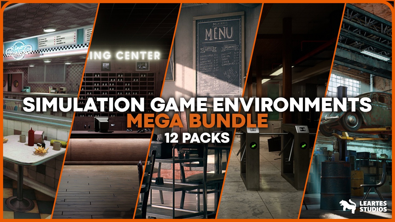 Simulation Game Environments Mega Bundle 제품 등록을 위한 미디어 1개