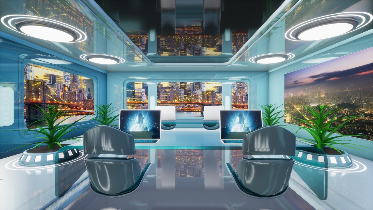 Media 1 for listing Office Meeting Room Server Modern Futuristic Sci-Fi