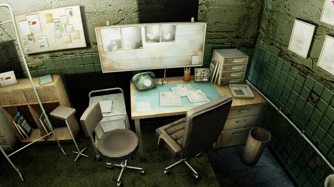 Media 1 for listing Realistic Doctor's Room Interior - Low-Poly Medical Office Scene