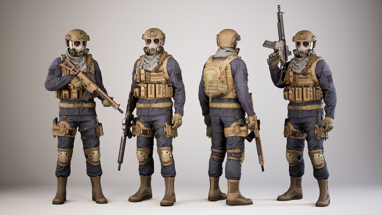 Media 1 for listing Casual Military Soldier 09