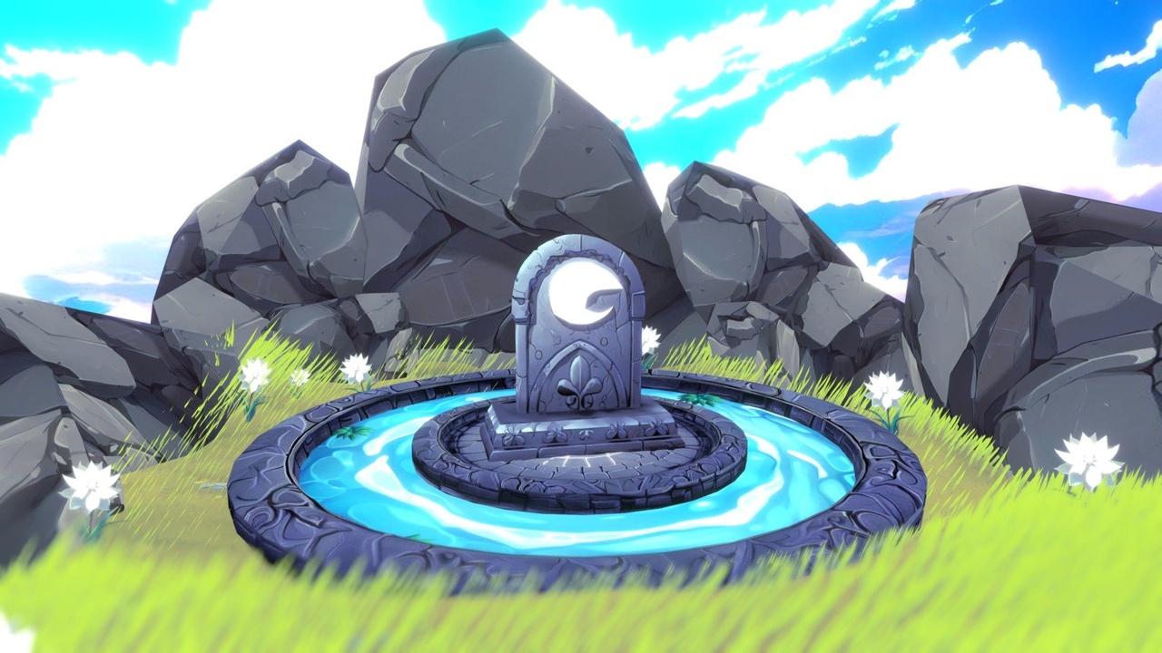 Media 1 for listing Tombstone of meniscus - stylized game scene
