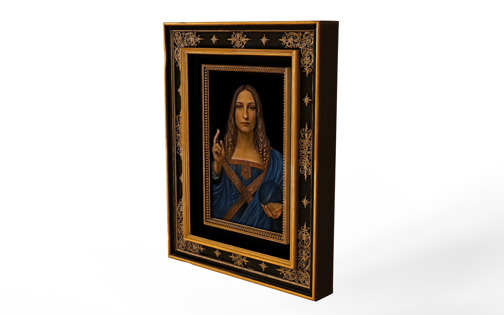 Media 1 for listing Salvator Mundi painting Low poly Model