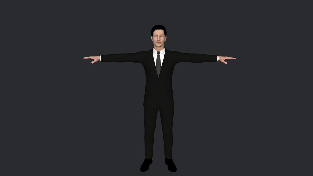Media 1 for listing Danny Ramirez Hyper Realistic Full Body Fully Rigged 3D Character