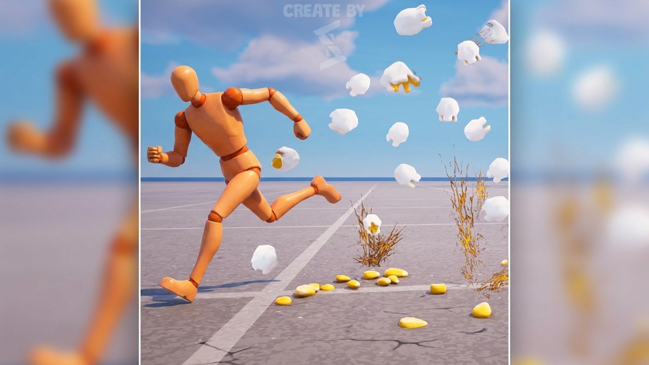 Media 1 for listing Stylized Popcorn Trail VFX