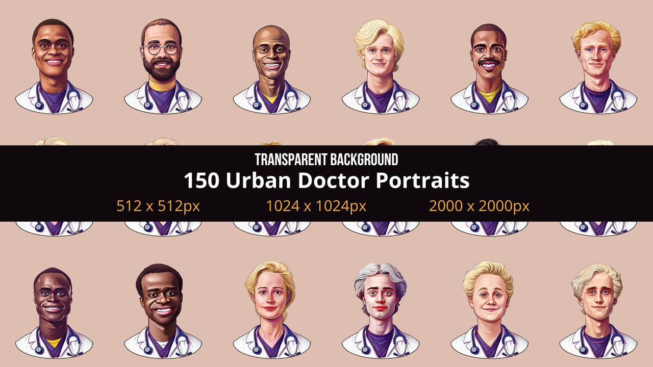 Media 1 for listing 150 Urban Doctor Portraits 01