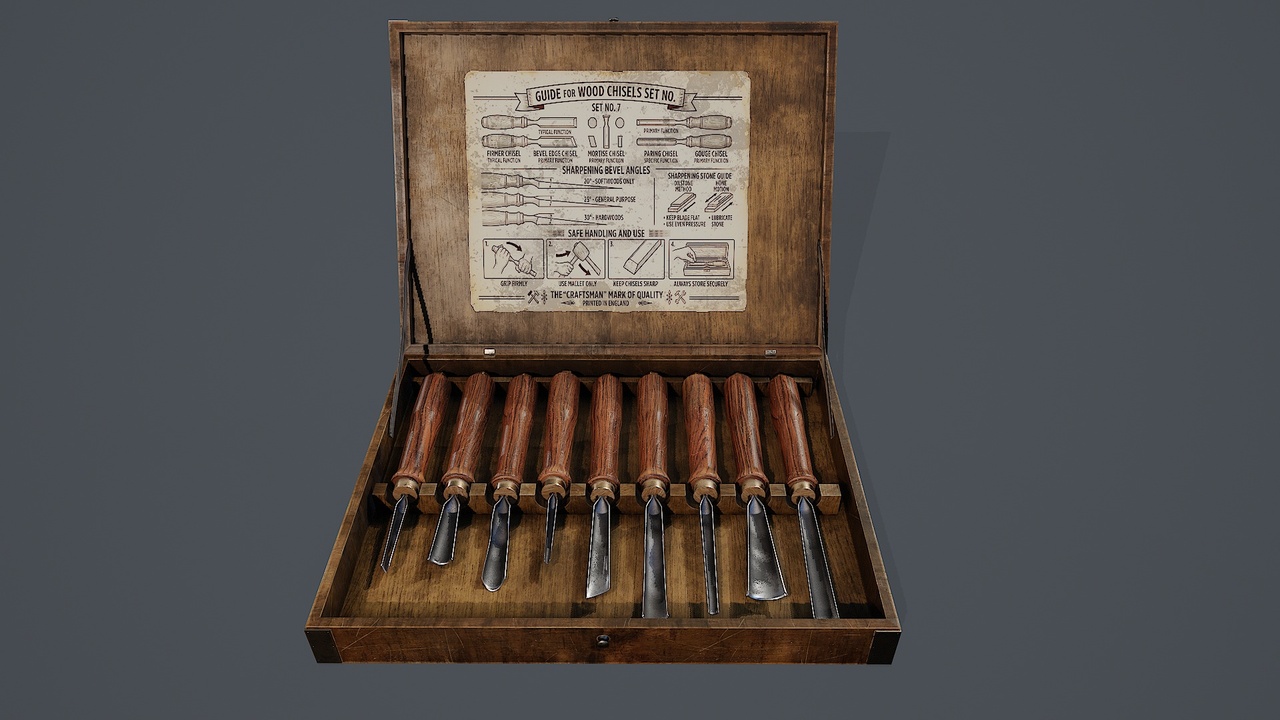 Media 1 for listing Wood Chisels PBR