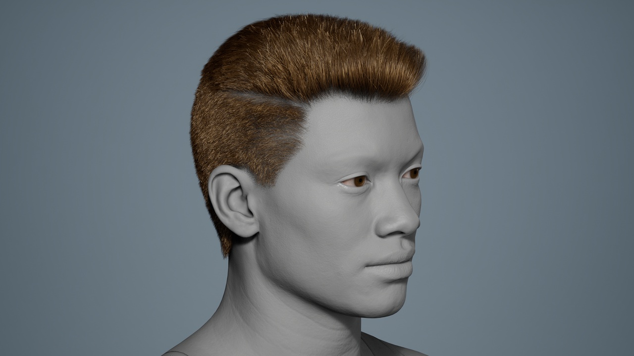 Media 1 for listing Sticking Up 01 - MetaHuman Hair Groom