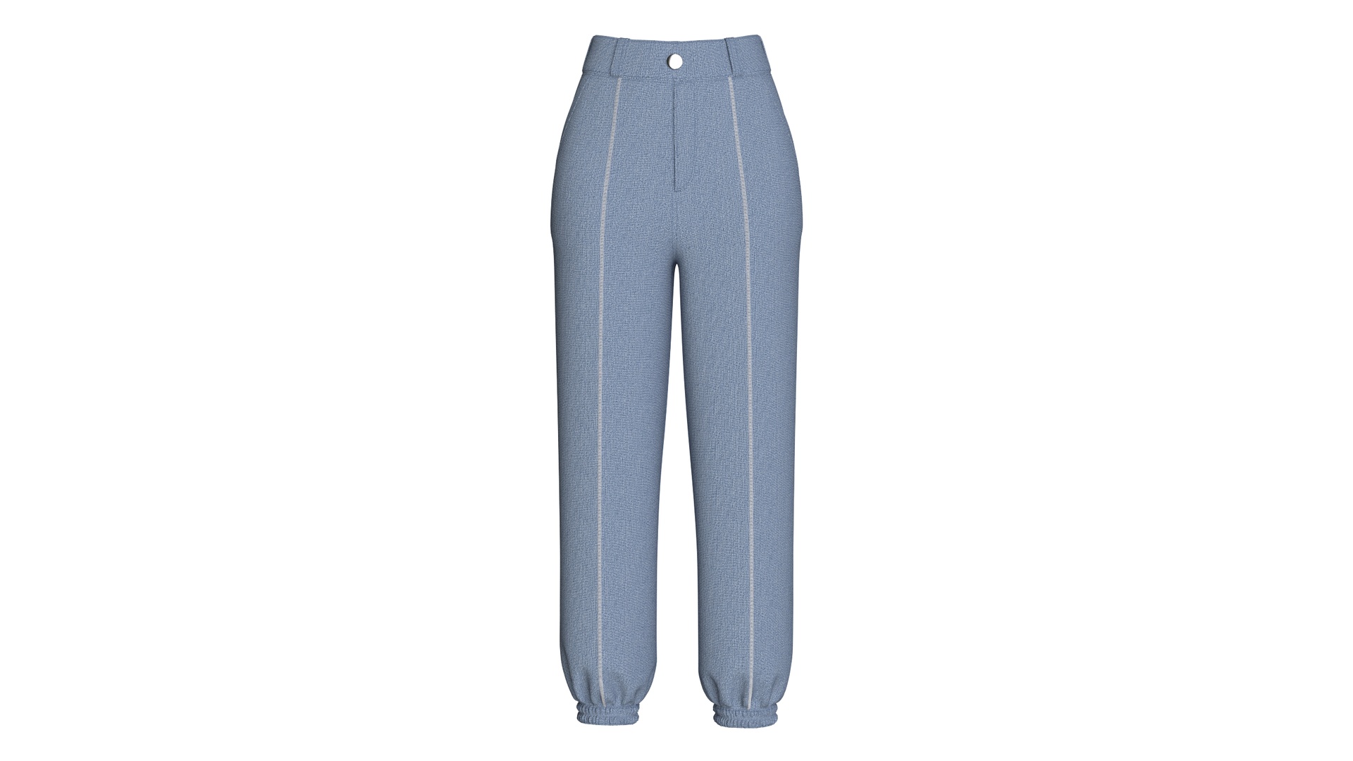 Media 1 for listing Girls Denim Blue Jogger Pants | High Poly