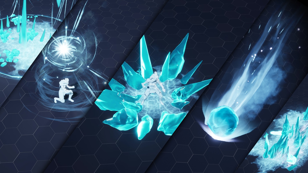 Advanced Frost & Ice VFX pack ์ ํ ๋ฑ๋ก์ ์ํ ๋ฏธ๋์ด 1๊ฐ