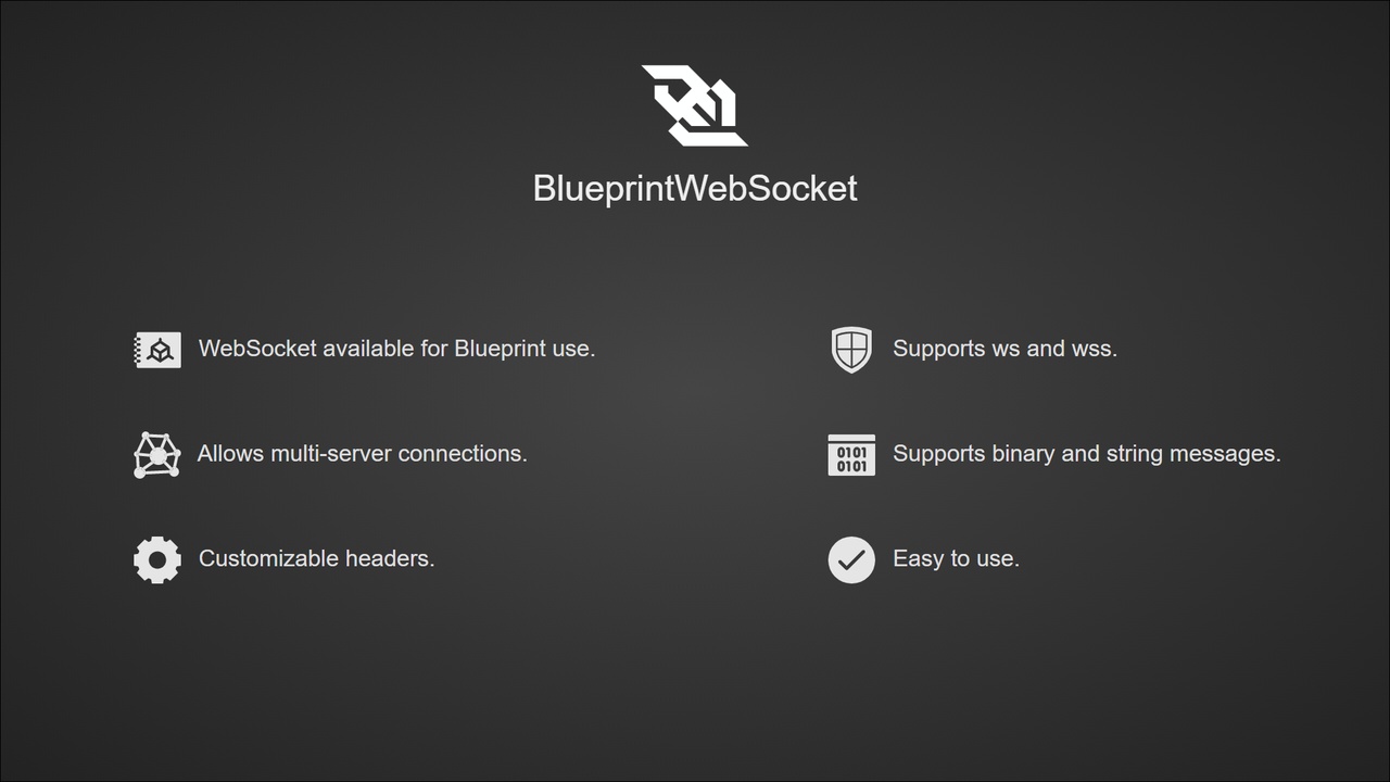 商品 WebSocket Client for Unreal Engine 的媒体 1