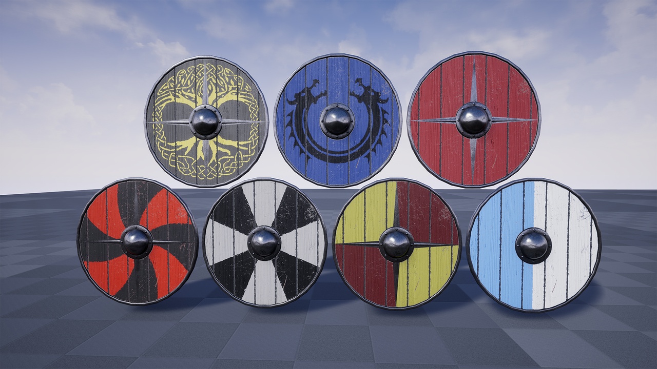 Media 1 for listing Weapons Series - Shields - Mini Pack