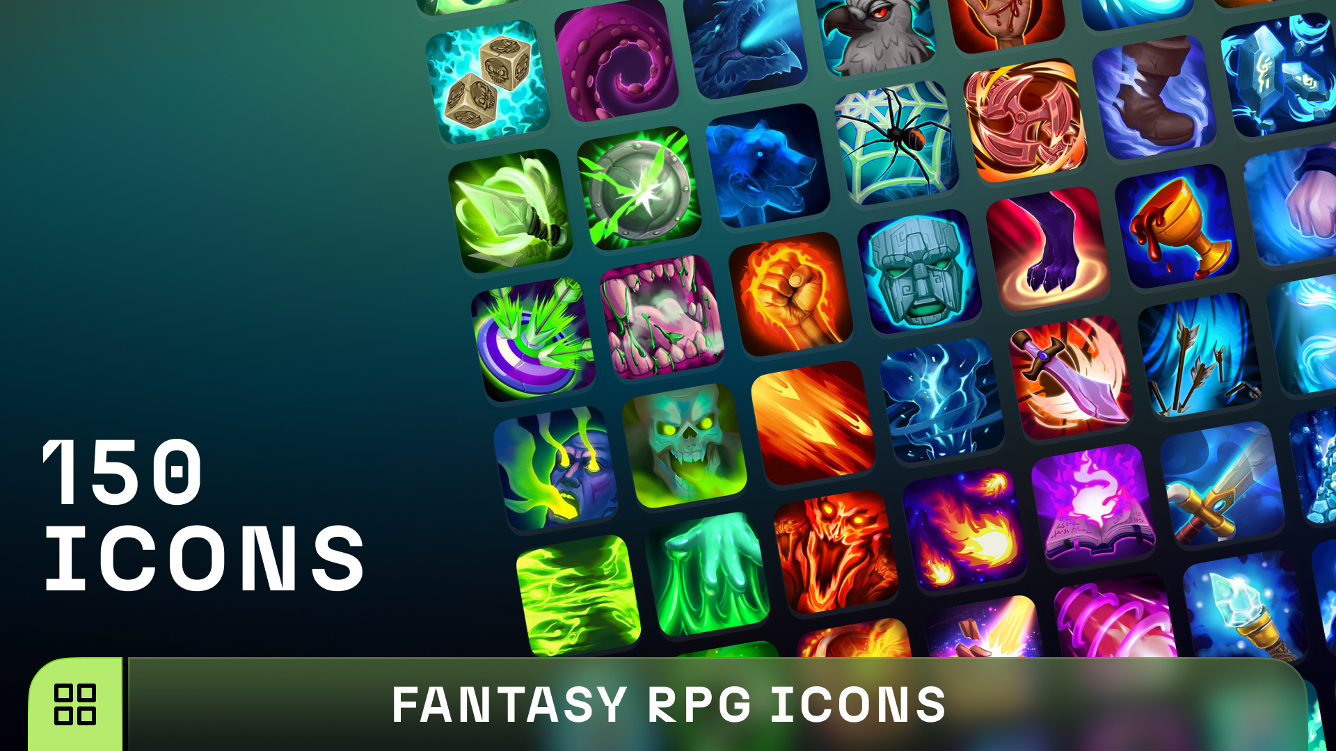 Fantasy RPG Icons Pack #1 | Fab