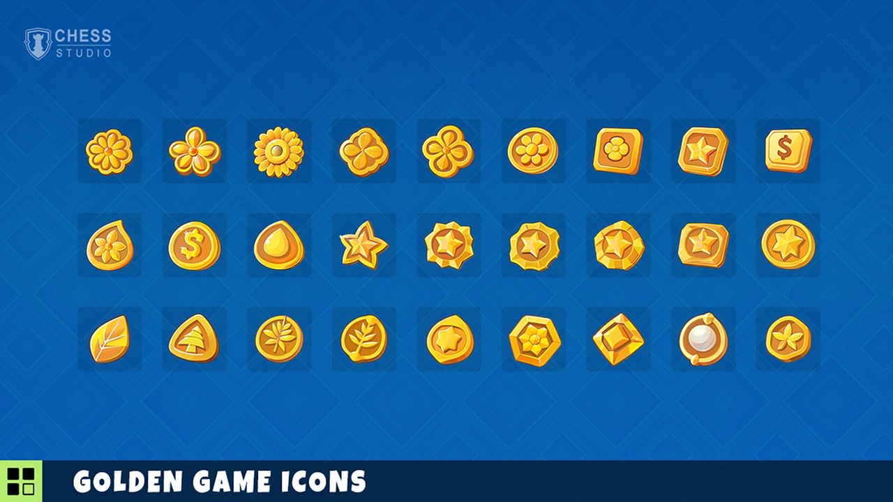 Media 1 for listing Golden Game Icons
