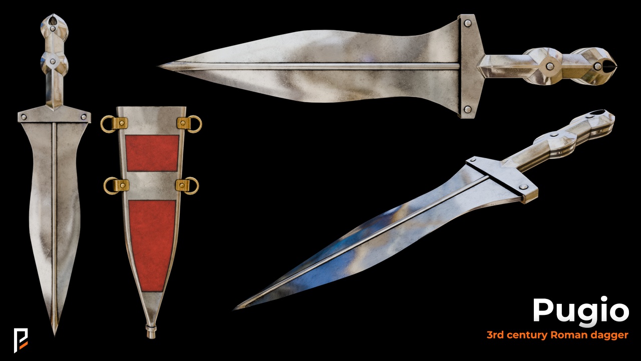 Media 1 for listing Künzing Pugio - 3rd century Roman Dagger