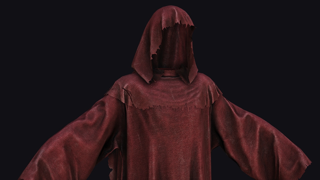 Media 1 for listing Old Cloak Red