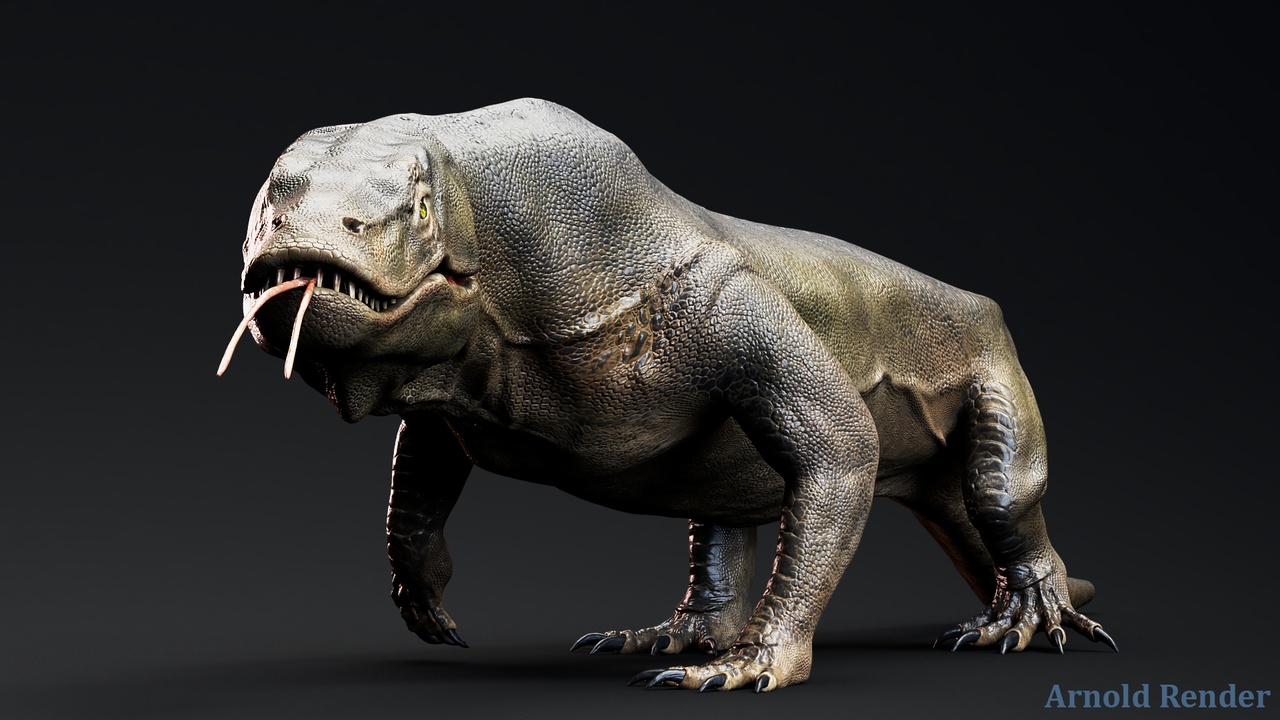 Media 1 for listing Creature -Reptile Megalania