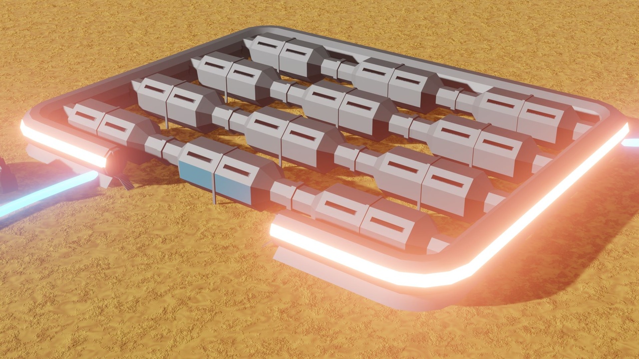 Media 1 for listing The mars base project pack low-poly 3D model Low-poly