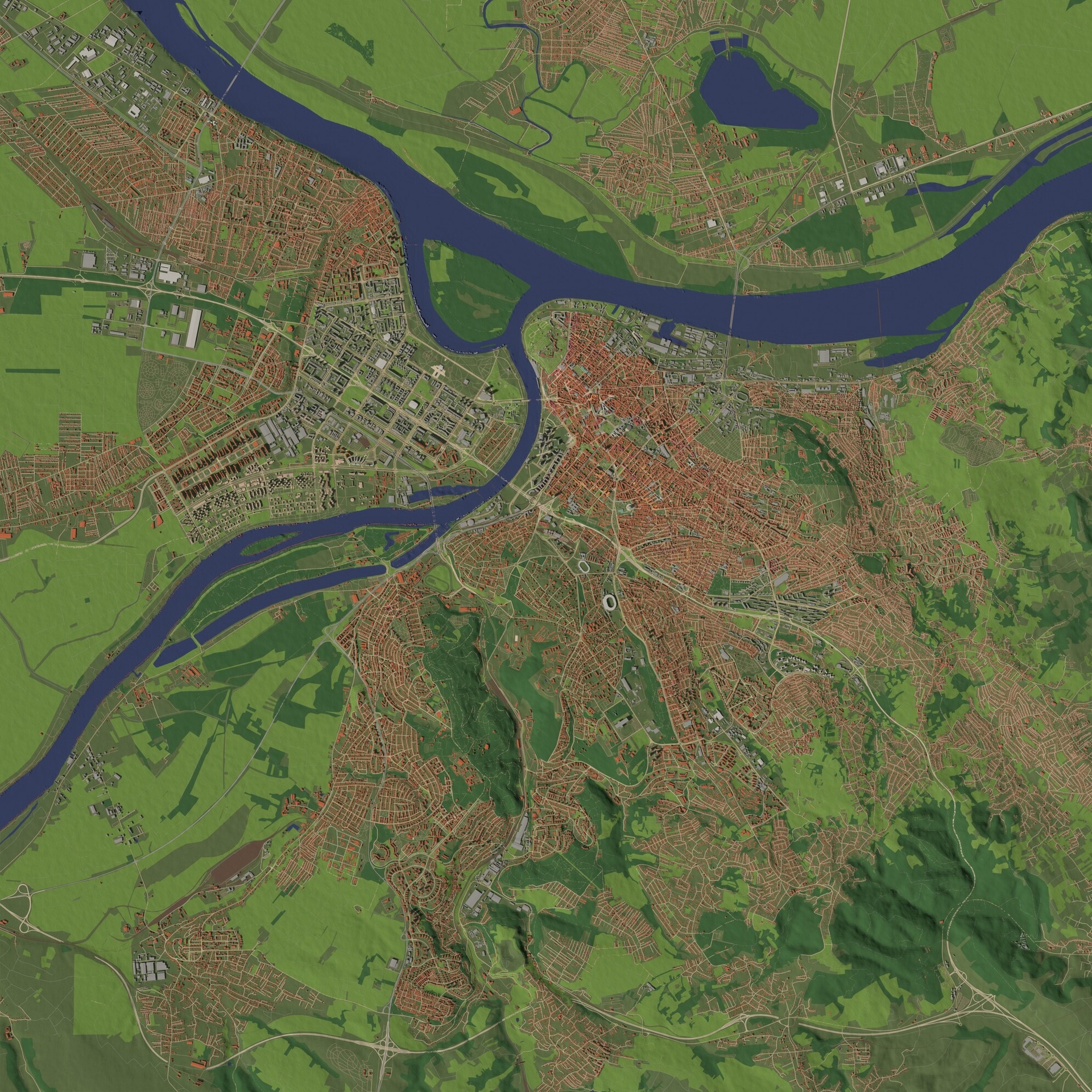 商品 Belgrade Serbia - aerial scene 的媒体 1