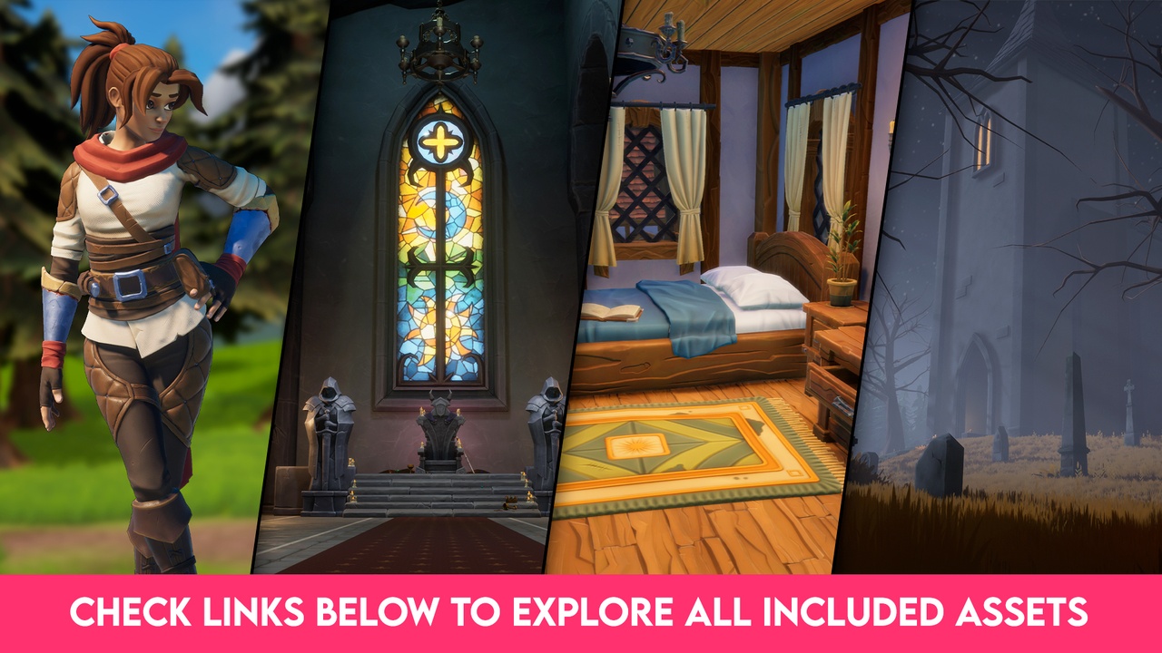 Media 1 for listing Stylized Fantasy Medieval Bundle