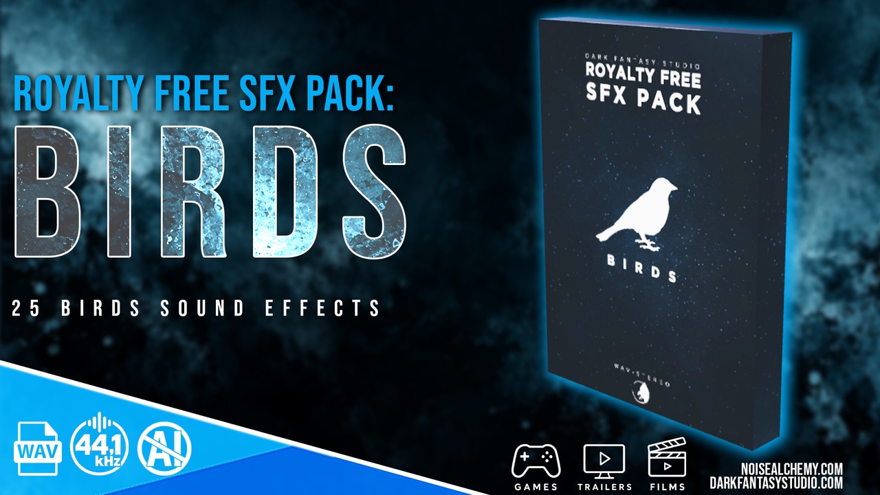 Media 1 for listing BIRDS – 25 Animal Sound Effects