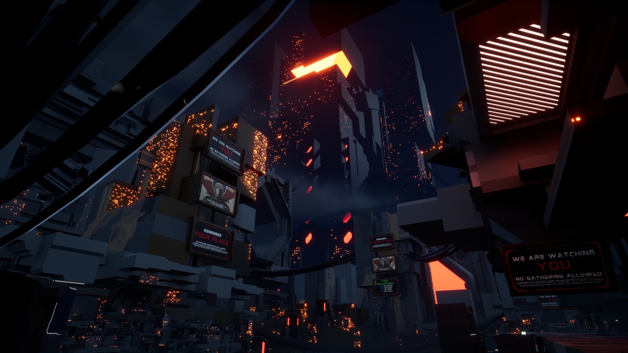 Media 1 for listing Lowpoly Scifi Ghetto Dystopic megacity for your Heavy theme game