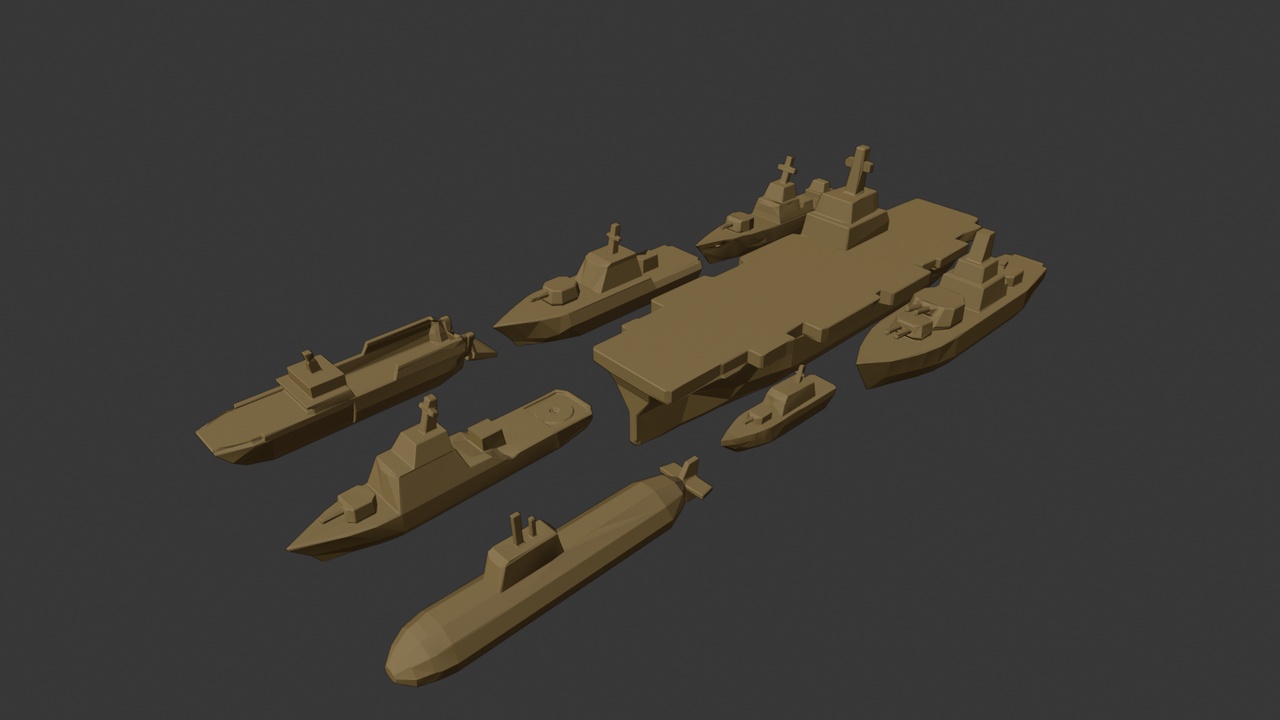 Media 1 for listing Pixit3D - ToySoldiers Naval Pack