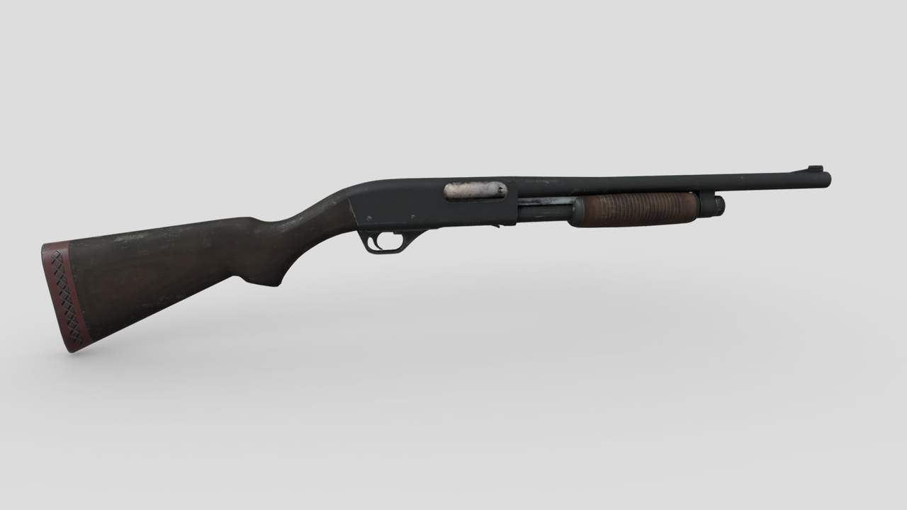 Media 1 for listing Shotgun (pump-action) - High Poly
