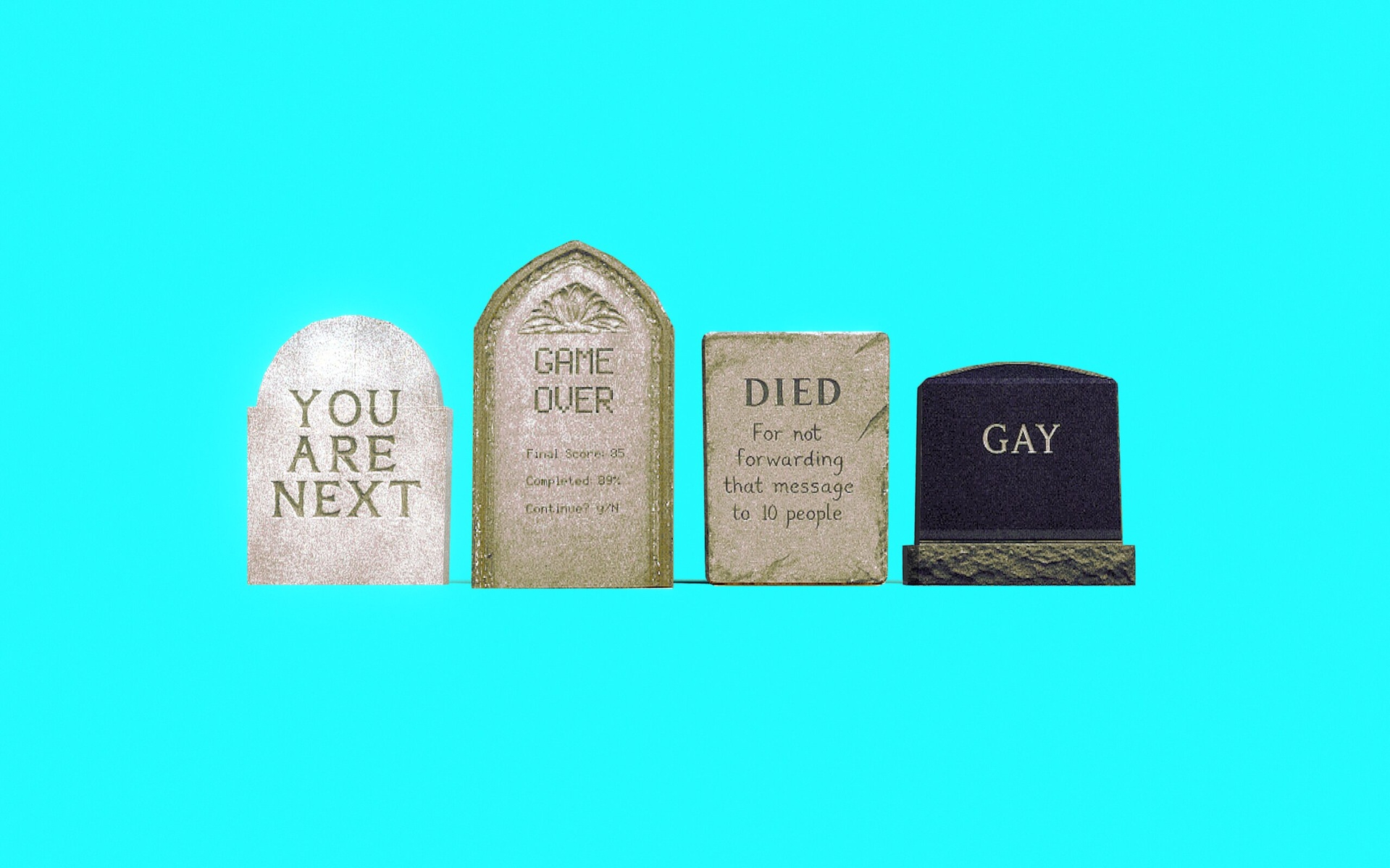 Media 1 for listing (PSX) - 4 Tombstones/Headstone