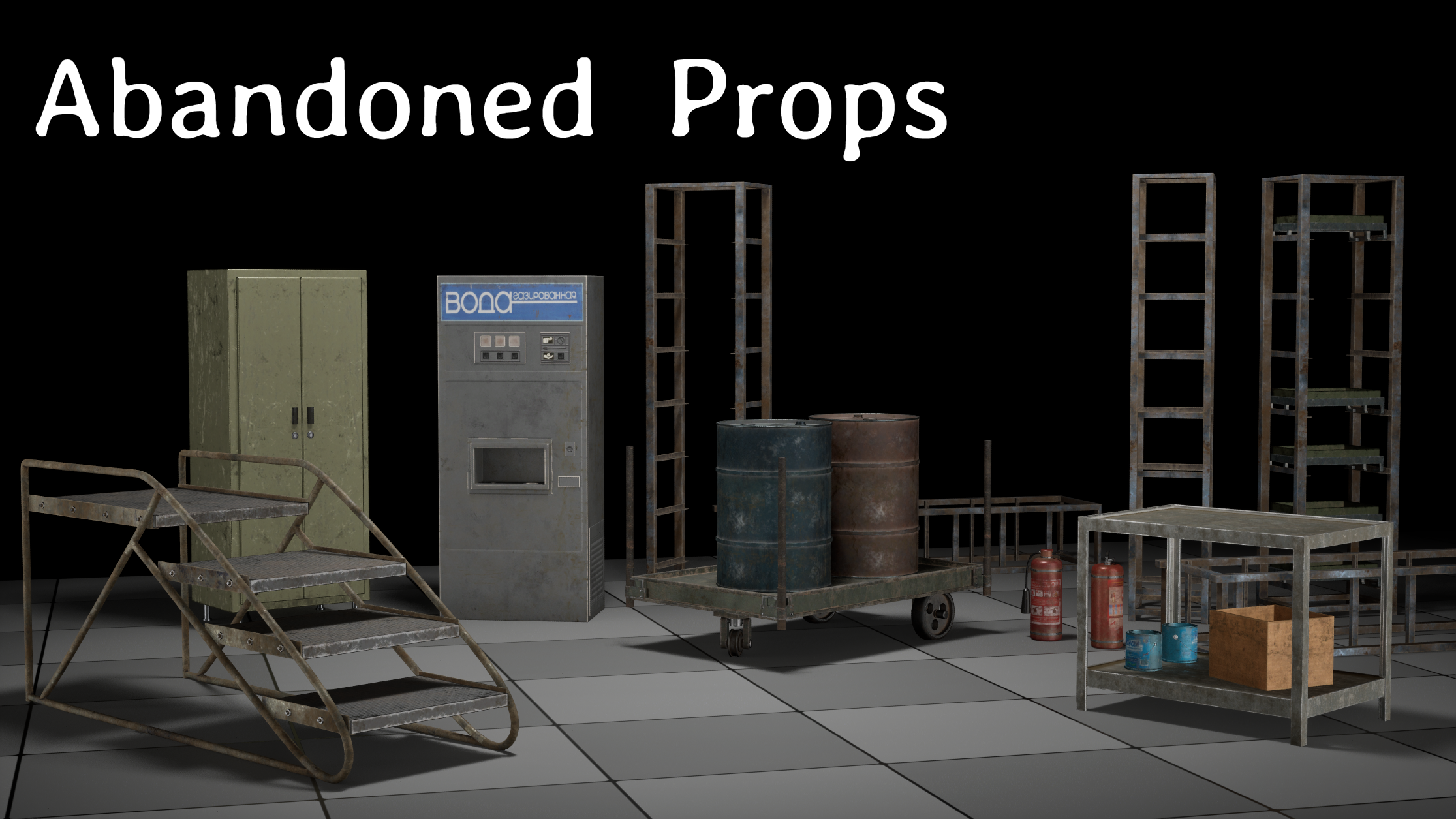 Abandoned GameReady Props | Fab