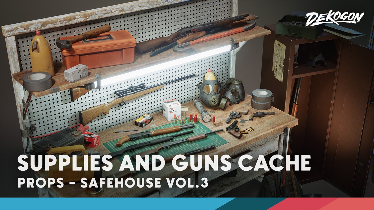 Multimedia 1 para anuncio Safe House VOL.1 - Supplies and Guns (Nanite and Low Poly)