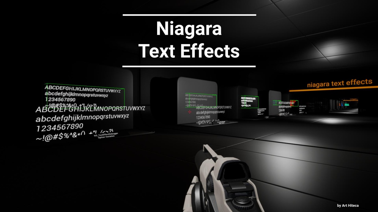 Media 1 for listing Niagara Text Effects