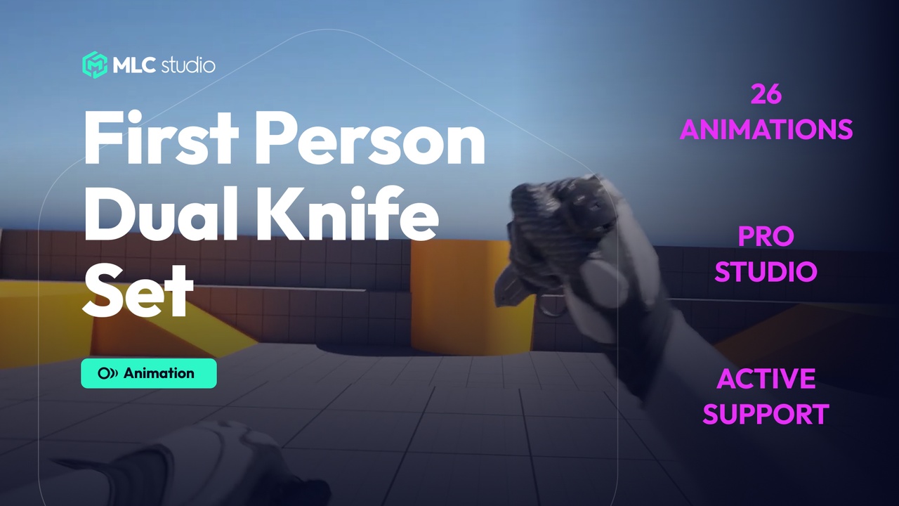 Media 1 for listing First Person Dual Knife Animation Set