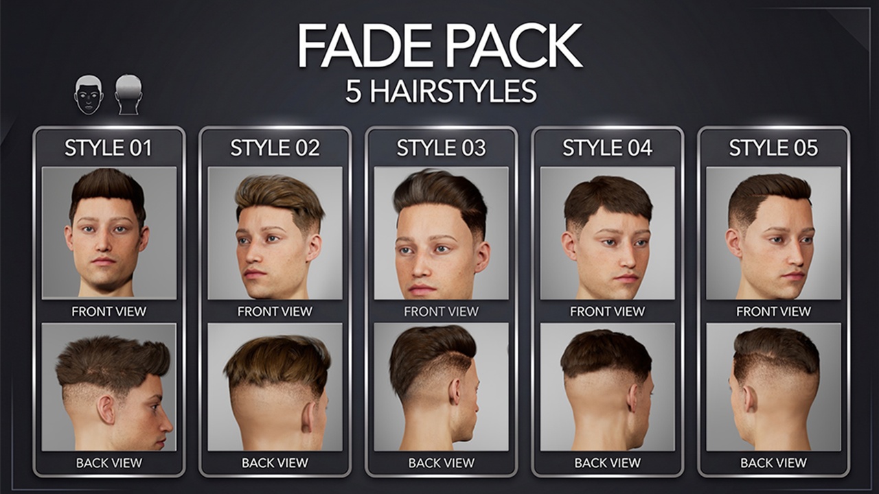 Media 1 for listing MetaHair – Fade Collection 5 Modern Hairstyles