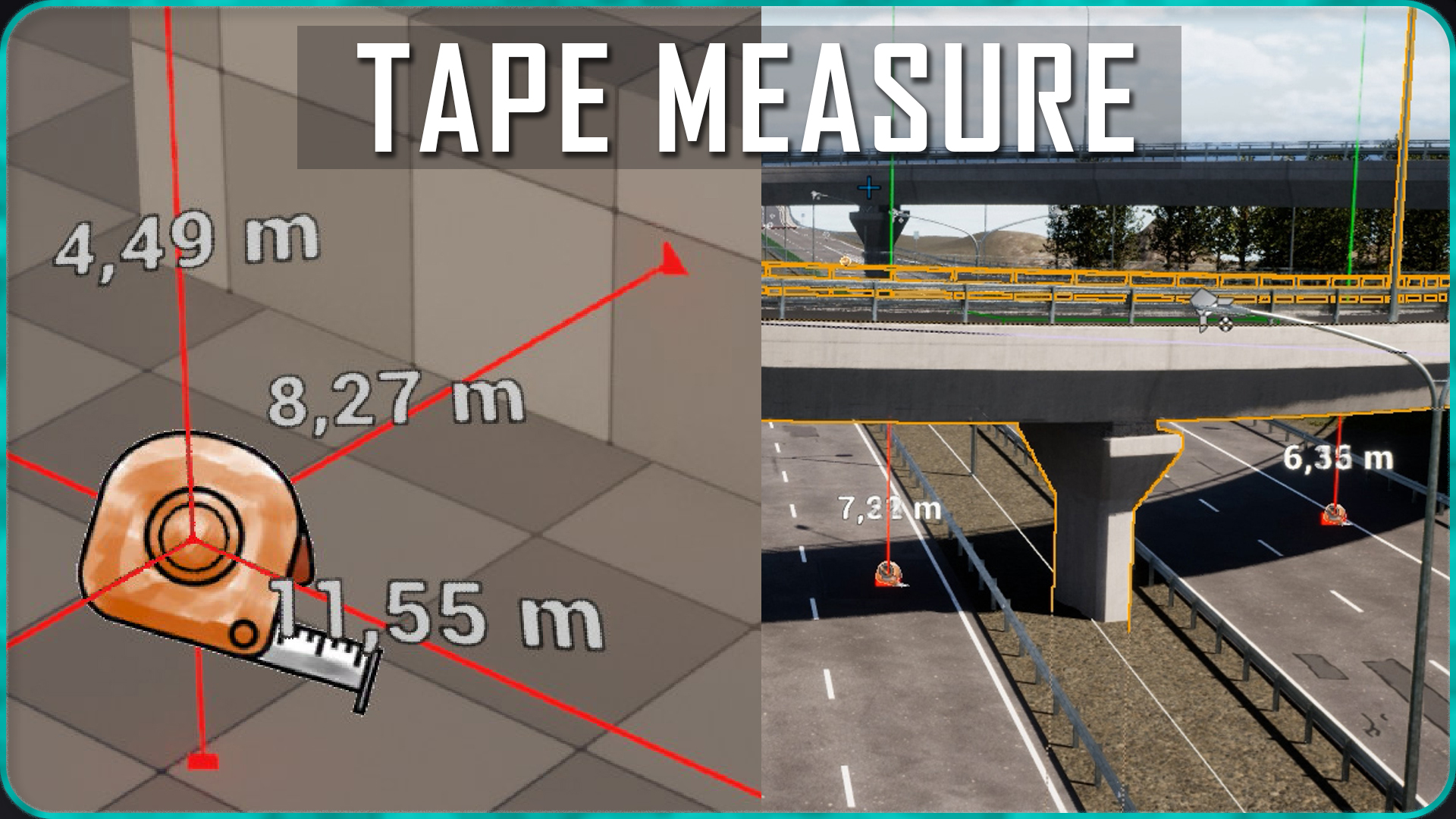 Editor Tape Measure Tool | Fab