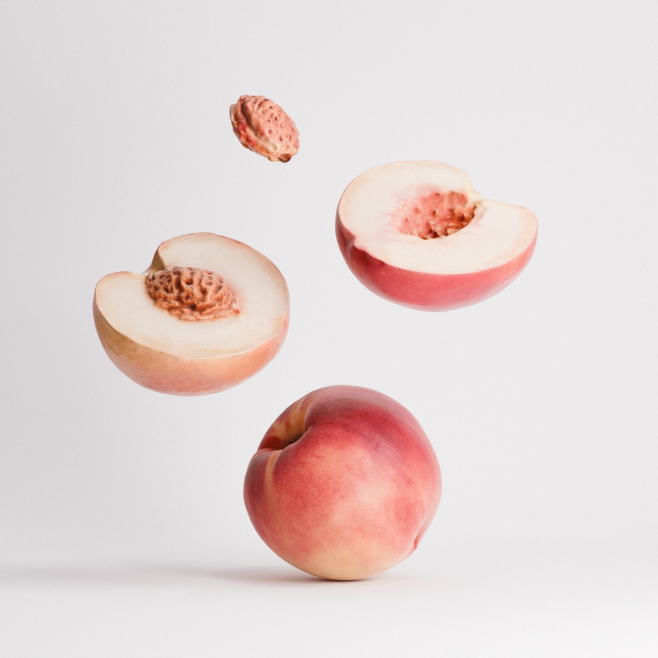 Media 1 for listing White Peaches Set 02