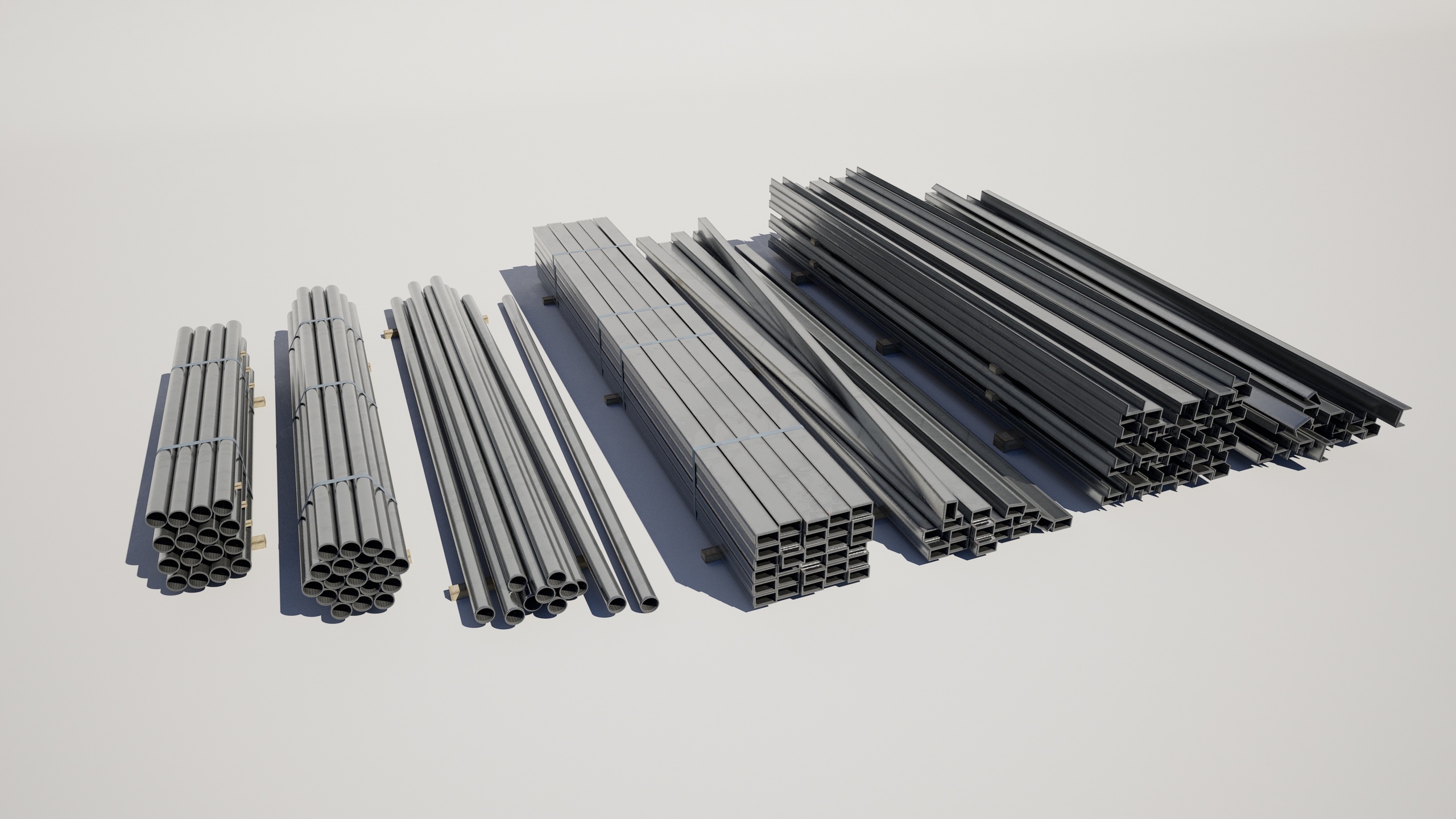Media 1 for listing Industrial Steel Beams/Pipes Stack Pack