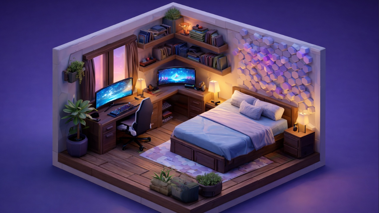 Media 1 for listing FREE Isometric Rooms🏠