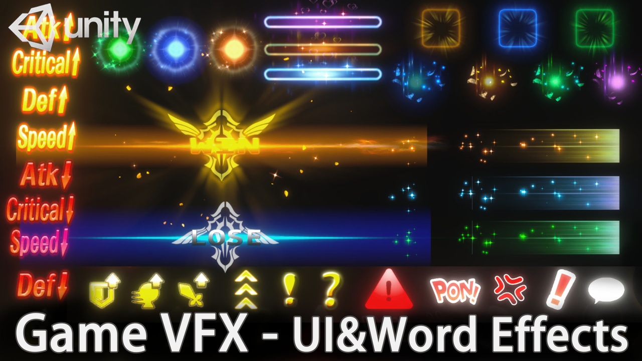Game VFX - UI & Word Effect Collection | Fab