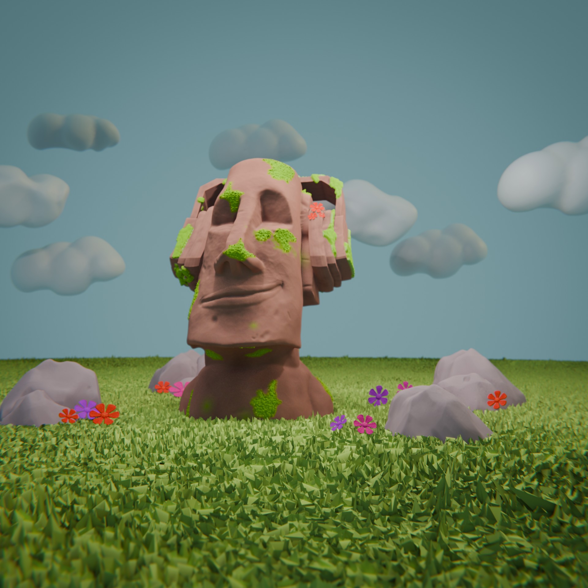 Statue Animation | Fab