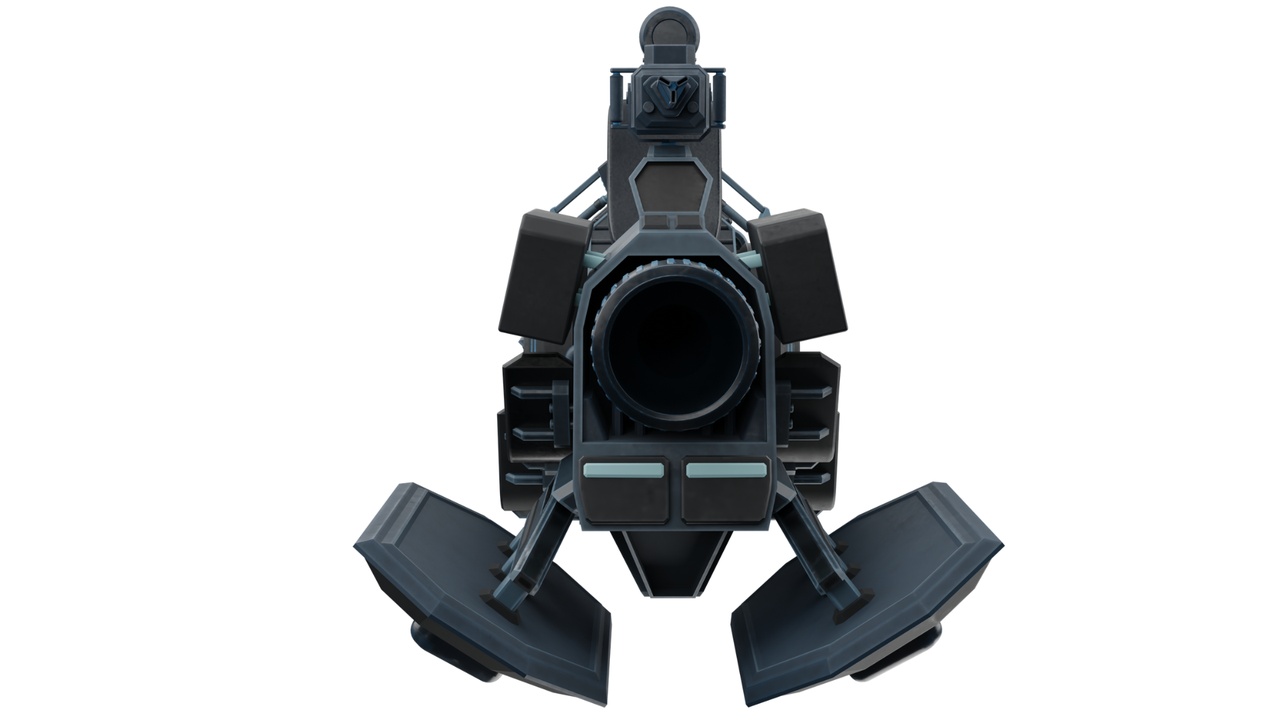 Media 1 for listing Futuristic Combat Motorcycle (3D Model)