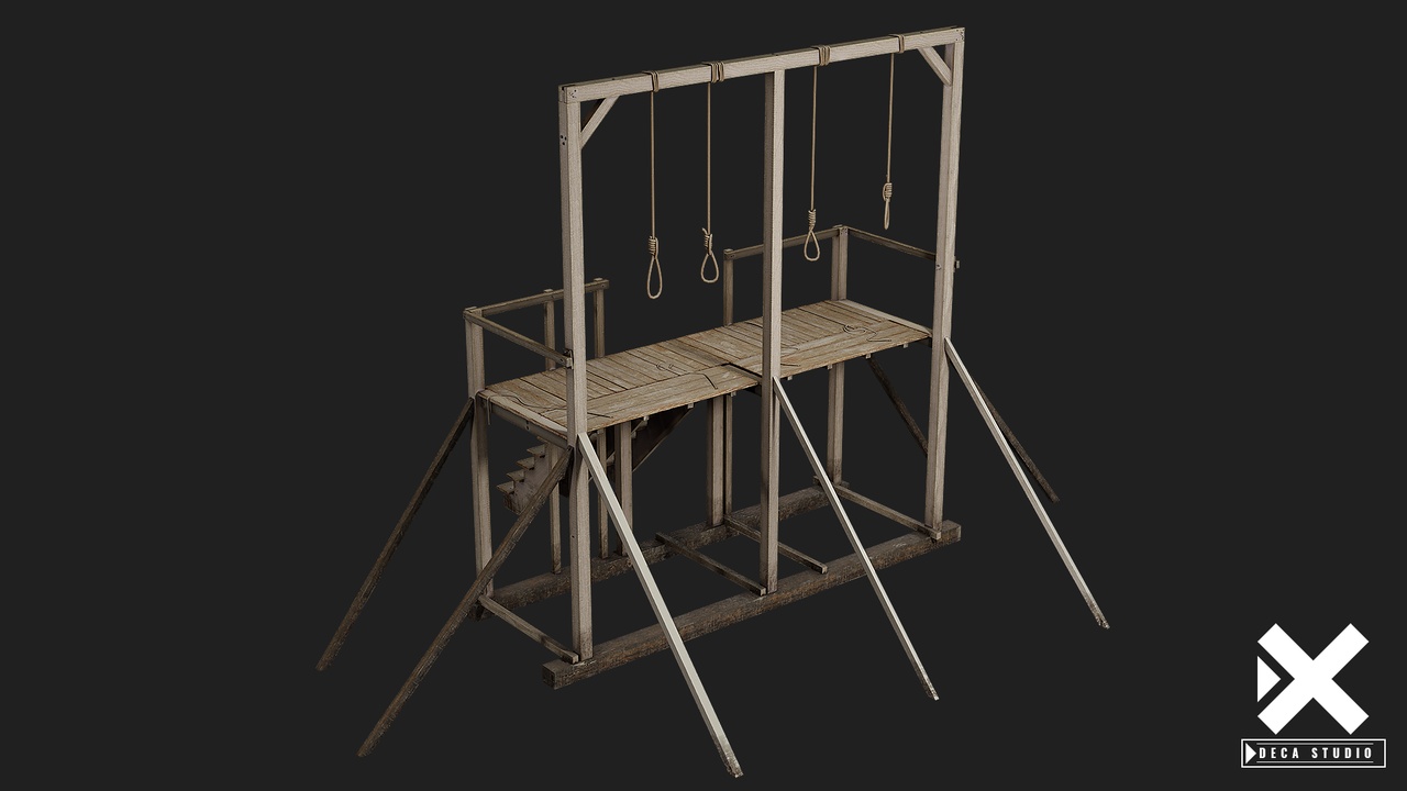Media 1 for listing Medieval Gallows — Hanging Platform