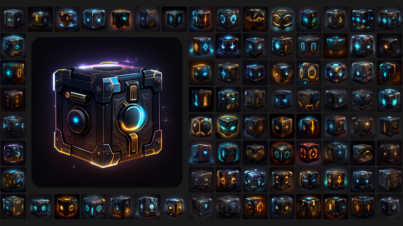 Media 1 for listing Sci-Fi Loot Boxes icons