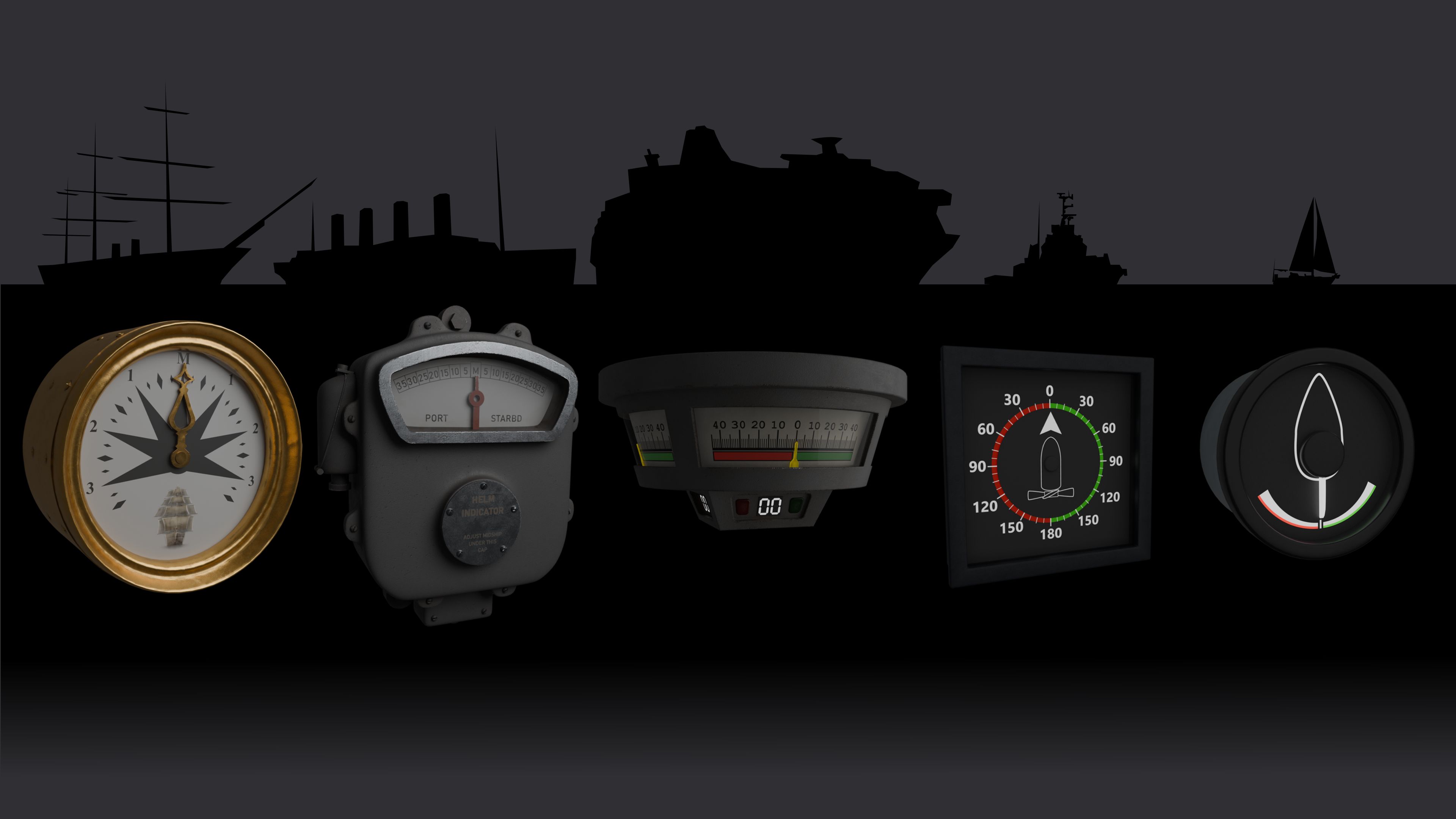 Rudder Angle Indicator Instruments | Fab