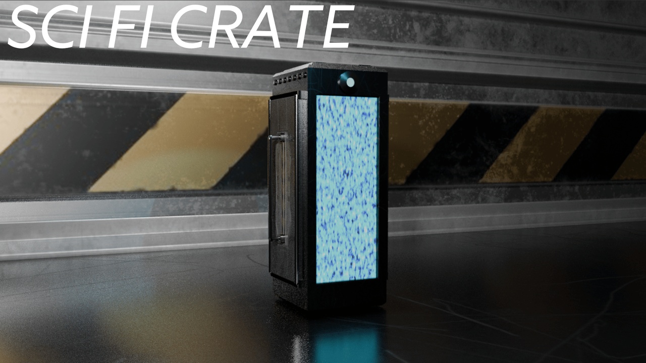 Sci Fi Prop Crate | Fab