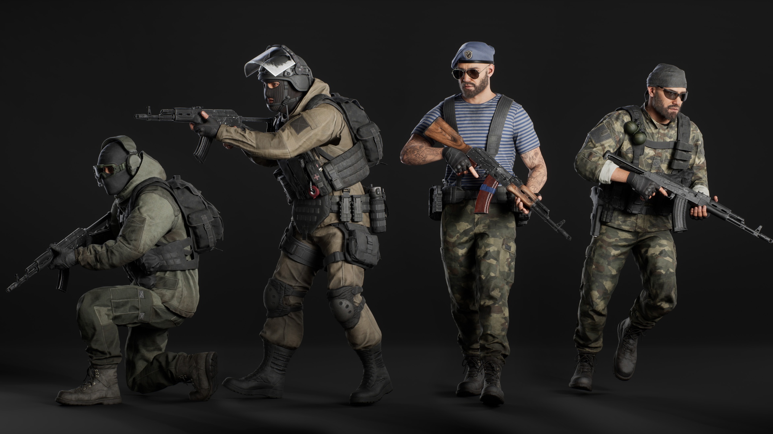 Media 1 for listing Retro Military Characters