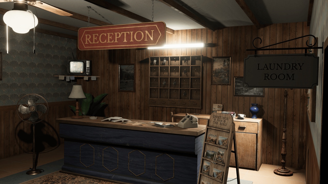 Media 1 for listing Motel Reception Interior Environment - Unity (Hotel, Realistic, Modular)