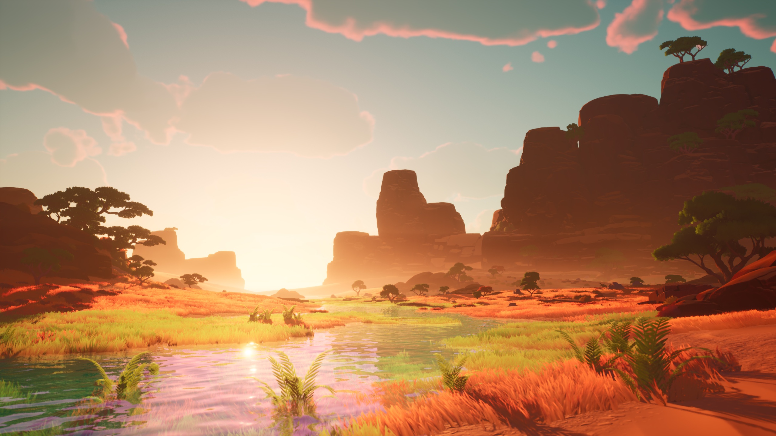 Media 1 for listing Stylized Nature -  Desert Savanna Environment