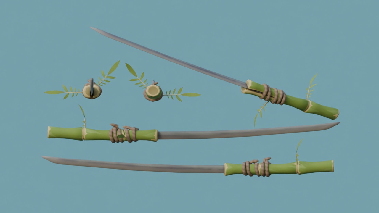 Media 1 for listing bamboo katana