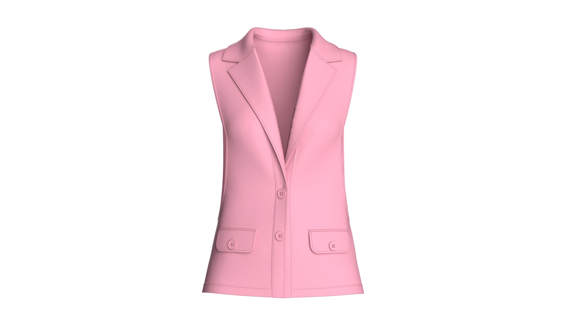 Media 1 for listing Girls Sleeveless Suit Vest Blazer | High Poly